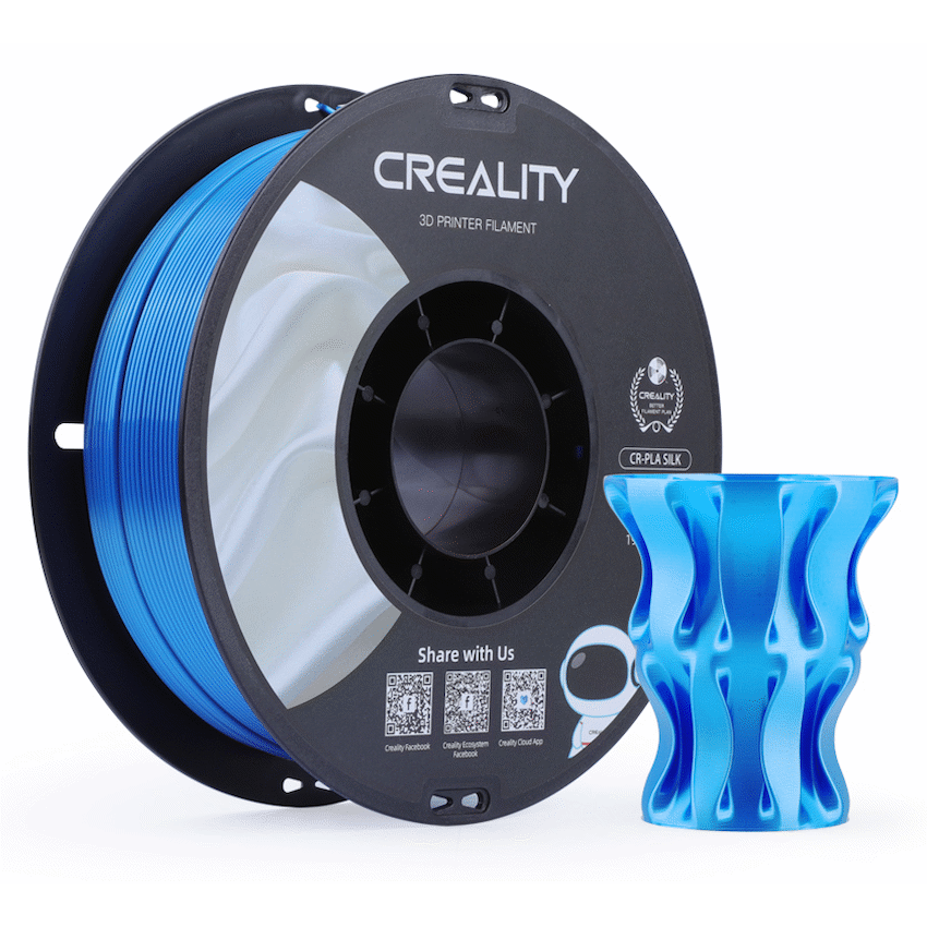 Creality 1.75mm PLA Silk Filament - Blue 1Kg | 3301120006