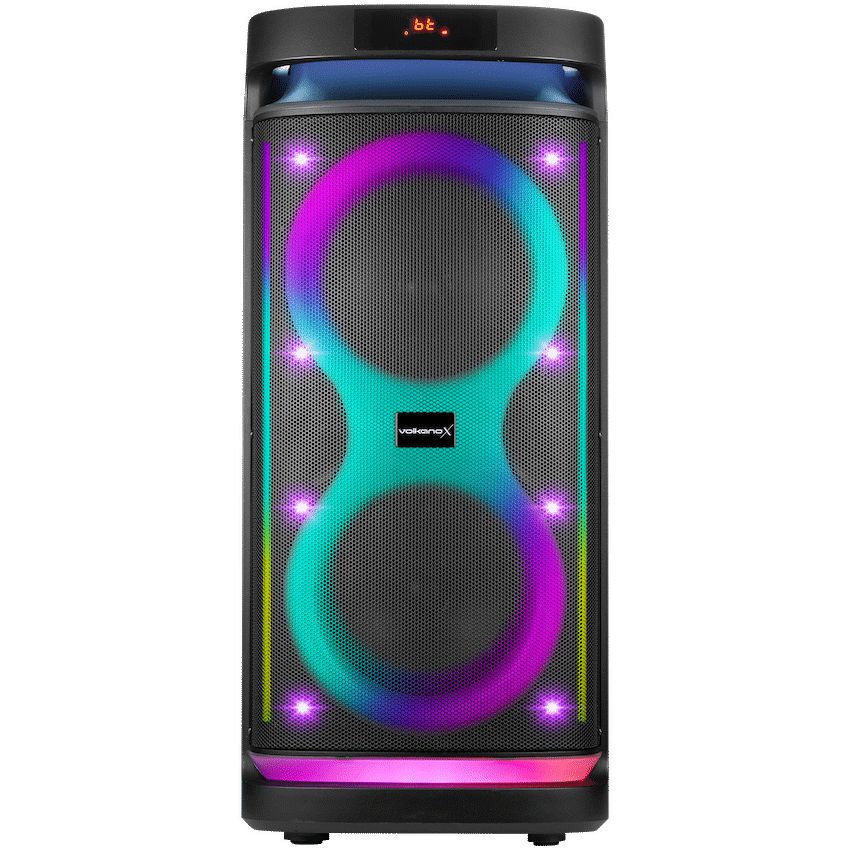 VolkanoX Paramount Series 8" Bluetooth Party Speaker - 80w | VK-3140-BK