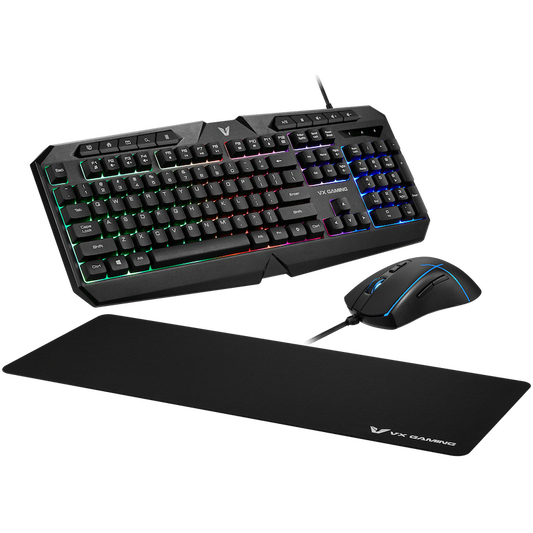VX Gaming Helios Series 3-in-1 Gaming Combo | VX-148-BK