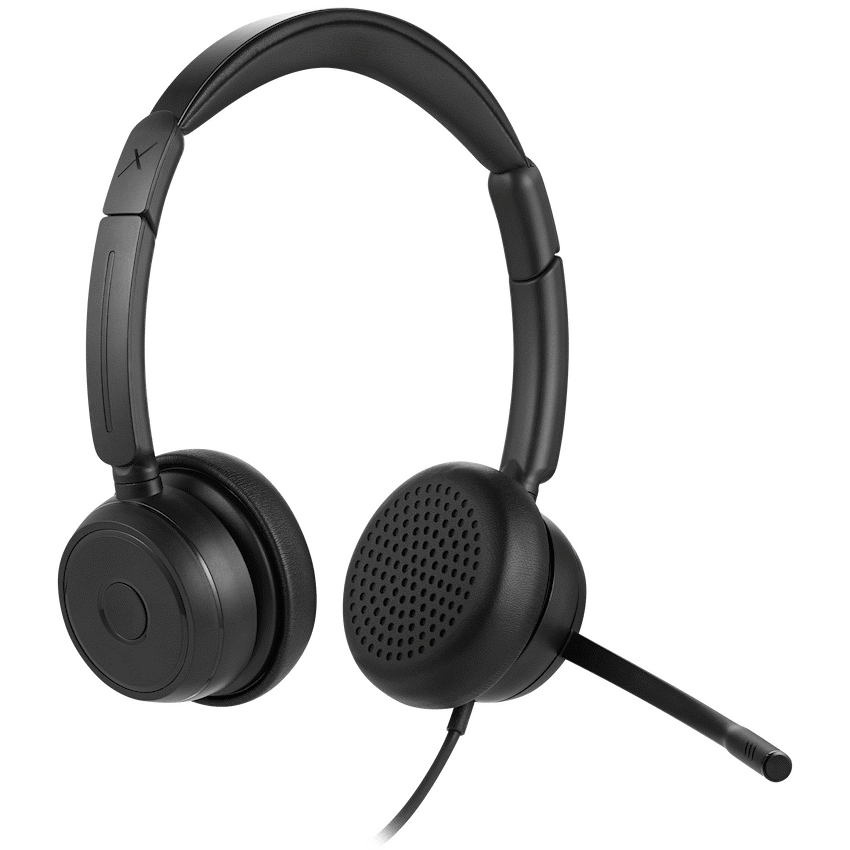 VolkanoX Chat Series mk3 Series Teams headphone with ENC -Black | VKX-221-BK