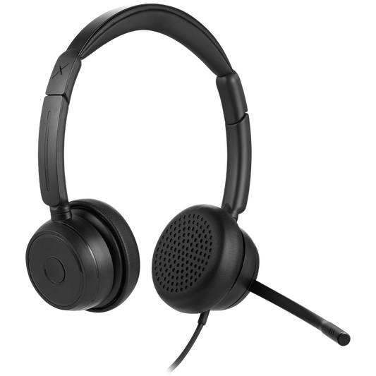 VolkanoX Chat Series mk3 Series Teams headphone with ENC -Black | VKX-221-BK