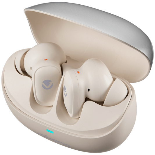 Volkano Sugar-Cube Active Noise-Cancelling True Wireless Earphones - Nude | VK-2222-ND