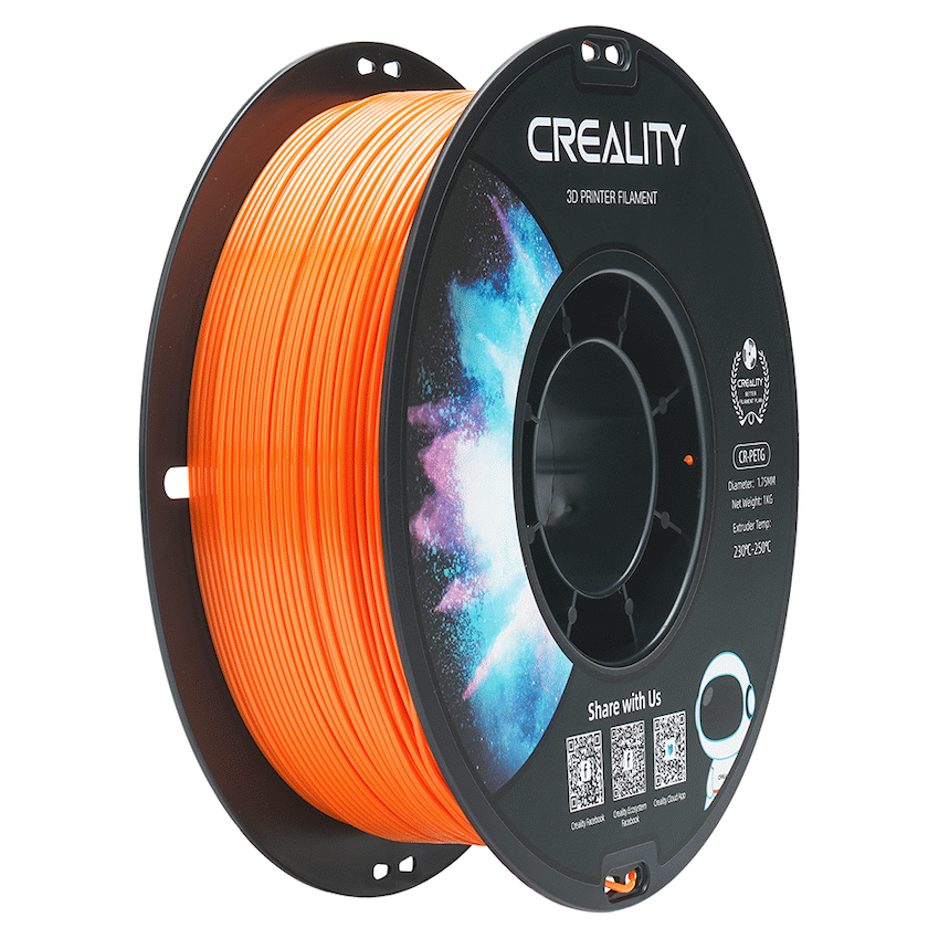 Creality 1.75mm PETG Filament - Orange 1Kg | 3301030047
