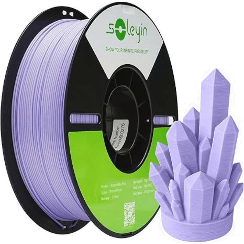 Creality 1.75mm Soleyin Ultra PLA Filament - Macaron Purple 1Kg | 3301010600