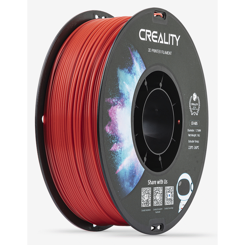 Creality 1.75mm ABS Filament - Red 1Kg | 3301020032