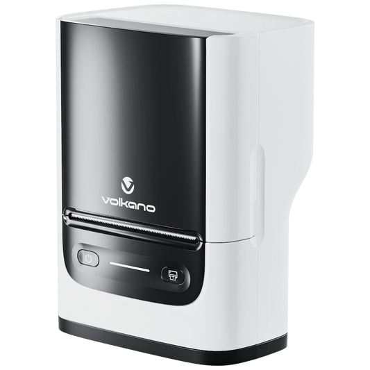 Volkano LabelPro Duo Series Thermal Dual Size Label Printer - Black and White | VK-10011-BWT