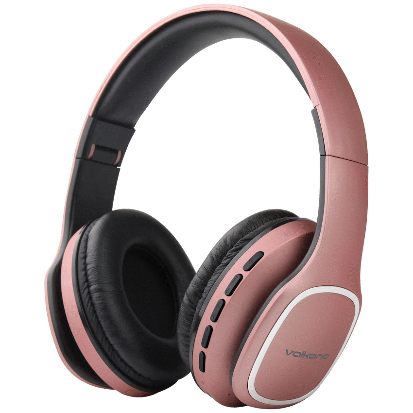 Volkano Phonic Series Bluetooth Full-Size Headphones - Rose Gold | VK-2002-GD