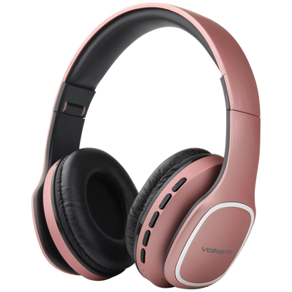 Volkano Phonic Series Bluetooth Full-Size Headphones - Rose Gold | VK-2002-GD