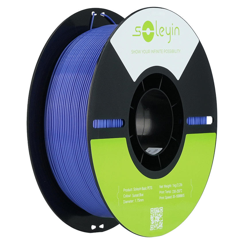 Creality 1.75mm Soleyin Basic PETG Filament - Sunset Blue 1Kg | 3301030156