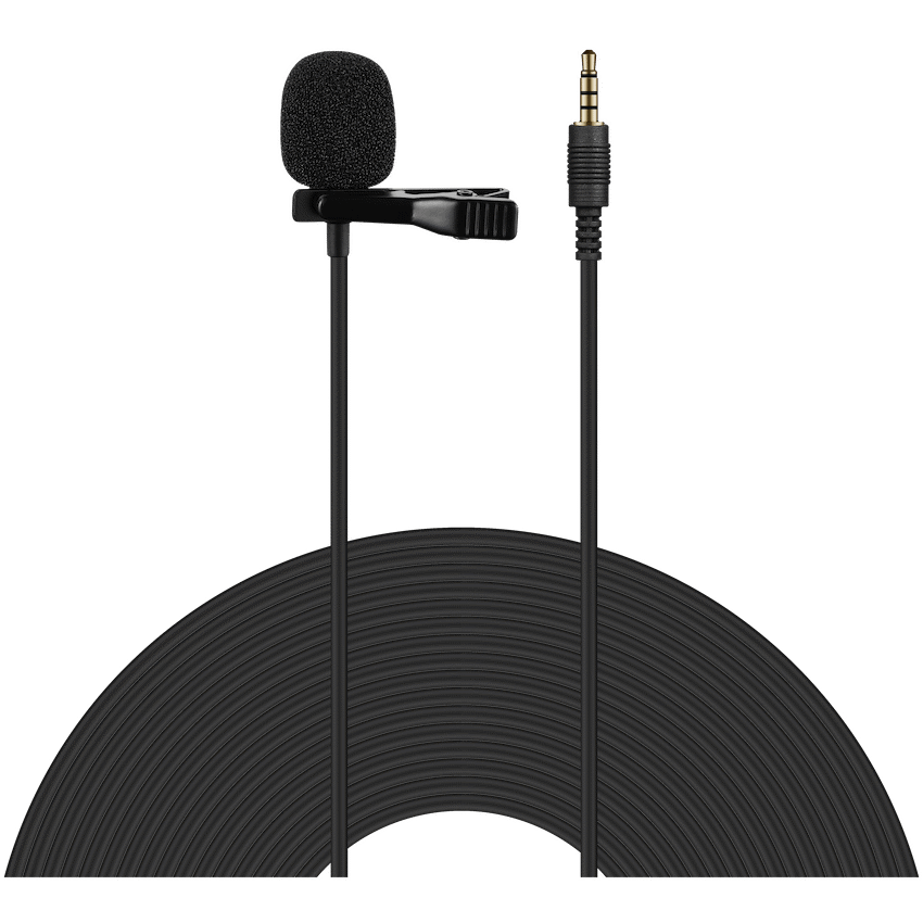 Volkano Clip series 3.5mm Tieclip Microphone | VK-6507-BK