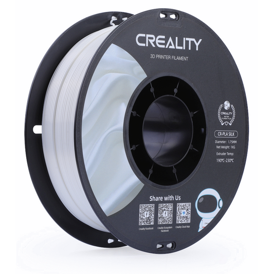 Creality 1.75mm PLA Silk Filament - White 1Kg | 3301120004