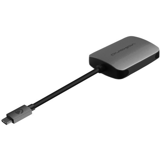VolkanoX Core LAN series USB Type C to Gigabit LAN adaptor - Charcoal | VK-20062-CH