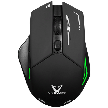 VX Gaming Kratos Series Wireless Rechargeable RGB Gaming Mouse | VX-207-BK