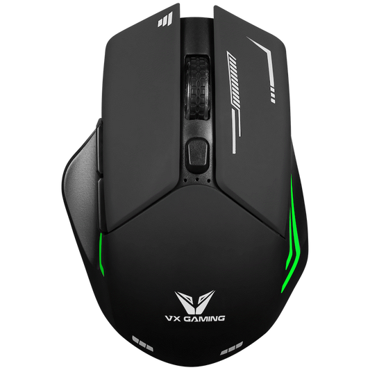 VX Gaming Kratos Series Wireless Rechargeable RGB Gaming Mouse | VX-207-BK