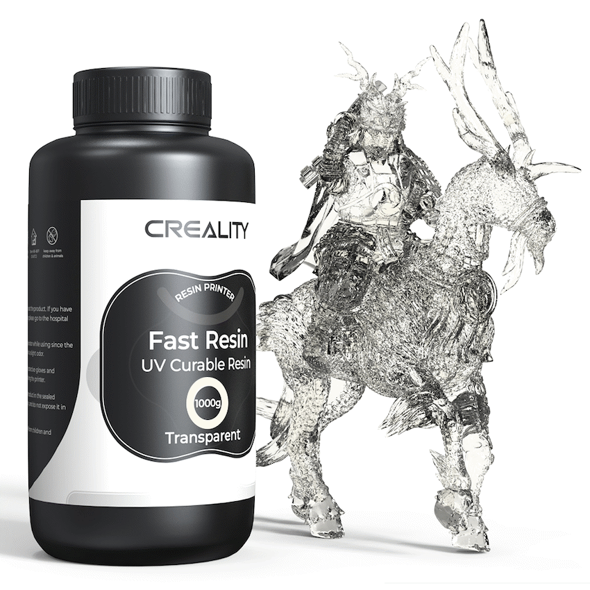 Creality LCD Fast UV Curable Resin - Transparent 1Kg | 3302180006