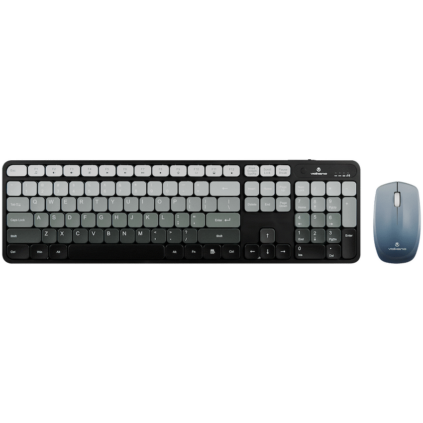 Volkano Prism Series Bluetooth Wireless Keyboard and Mouse - Grey | VK-20248-GR