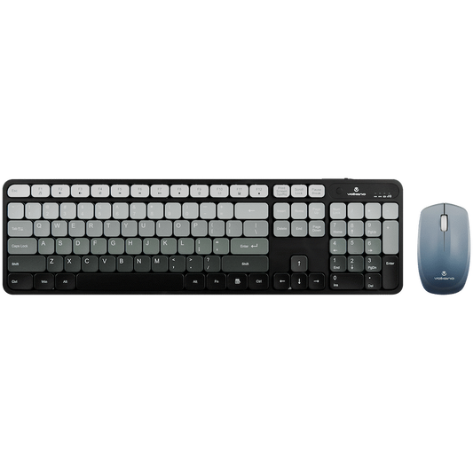 Volkano Prism Series Bluetooth Wireless Keyboard and Mouse - Grey | VK-20248-GR