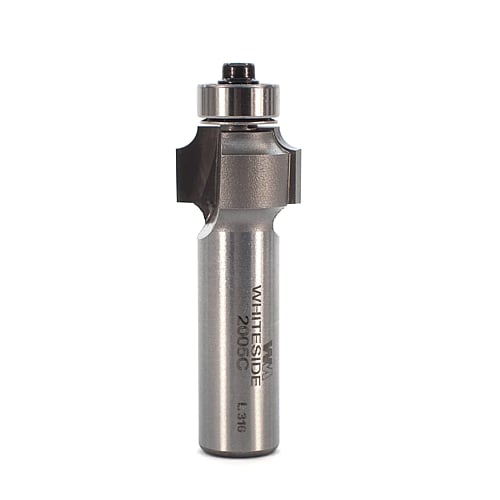Whiteside Roundover Router Bit, 1/2"SH, 1/8"R, 1/2"CL | 2005C