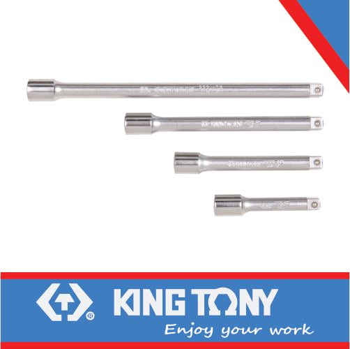 KING TONY EXTENSION BAR SET 1/4"DR 4PCS | 2104PR