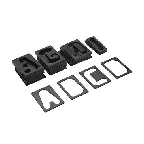 Milescraft - Sign Pro 2-1/2" Horizontal Character Template Set | 2201