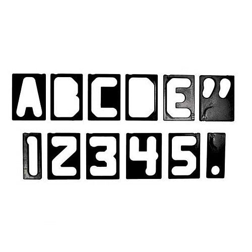 Milescraft - Sign Pro 2-1/2" Horizontal Character Template Set | 2201