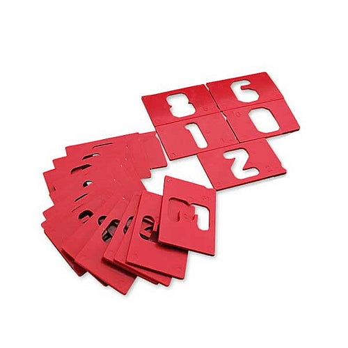 Milescraft - Sign Pro 1-1/2" & 2-1/2" Vertical Number Template Set | 2203