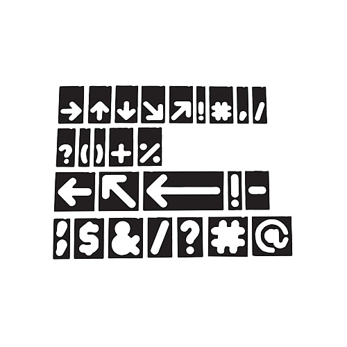 2207 &#8211; HORIZONTAL ARROW AND SYMBOL TEMPLATES_tools4.co.za-3