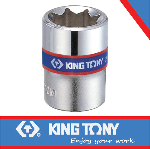 KING TONY SOCKET DOUBLE SQ. 10MM 8P | 231010M