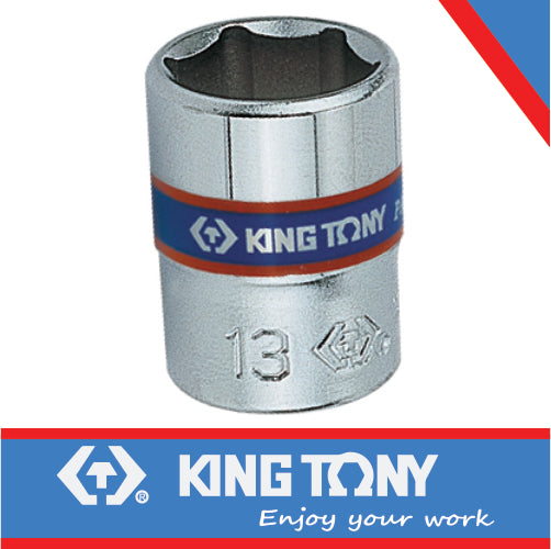 KING TONY SOCKET STANDARD 1/4" X 8MM 6P | 233508M