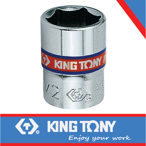 KING TONY SOCKET STANDARD 1/4" X 3/8" 6P | 230512S