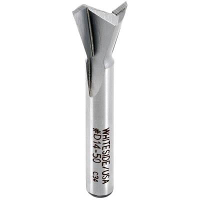 Whiteside D14-50 Dovetail Router Bit 14 Degree 1/4" SH 1/2" D x 1/2" C x 2" OL