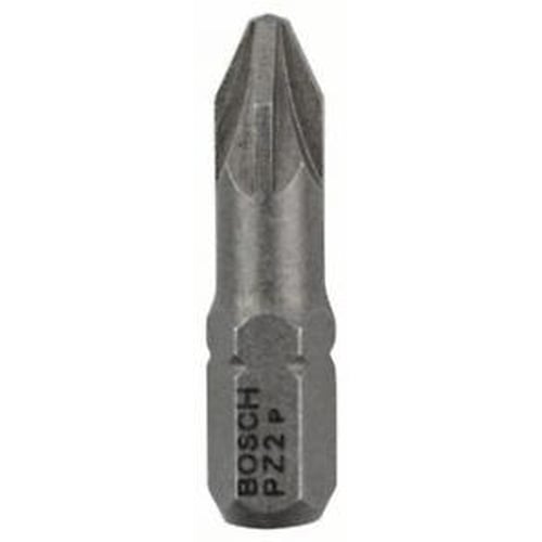 Bosch - 100Pcs Screwdriver Bit Extra Hard - PZ 2, 25mm | 2607001561