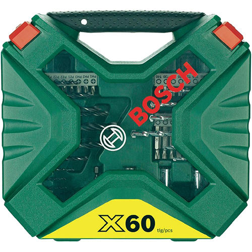 60 Piece X-Line Classic Drill Bit &#038; Screwdriver Bit Set