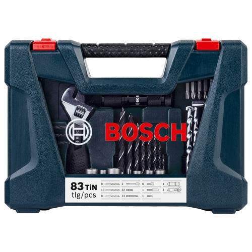 Bosch - 83Pc V-Line Drill Bit & Screwdriver Bit Set | 2607017403