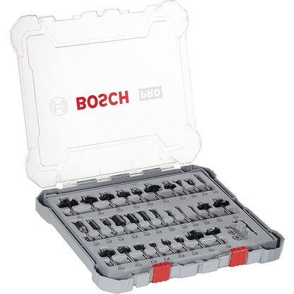 Bosch 30Pc PRO Router Bit Mixed Set, 1/4" Shank | 2607017476