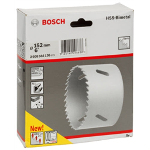 Bosch Hss Bi-Metal Holesaw For Standard Adapters 152 mm (6") | 2608584138