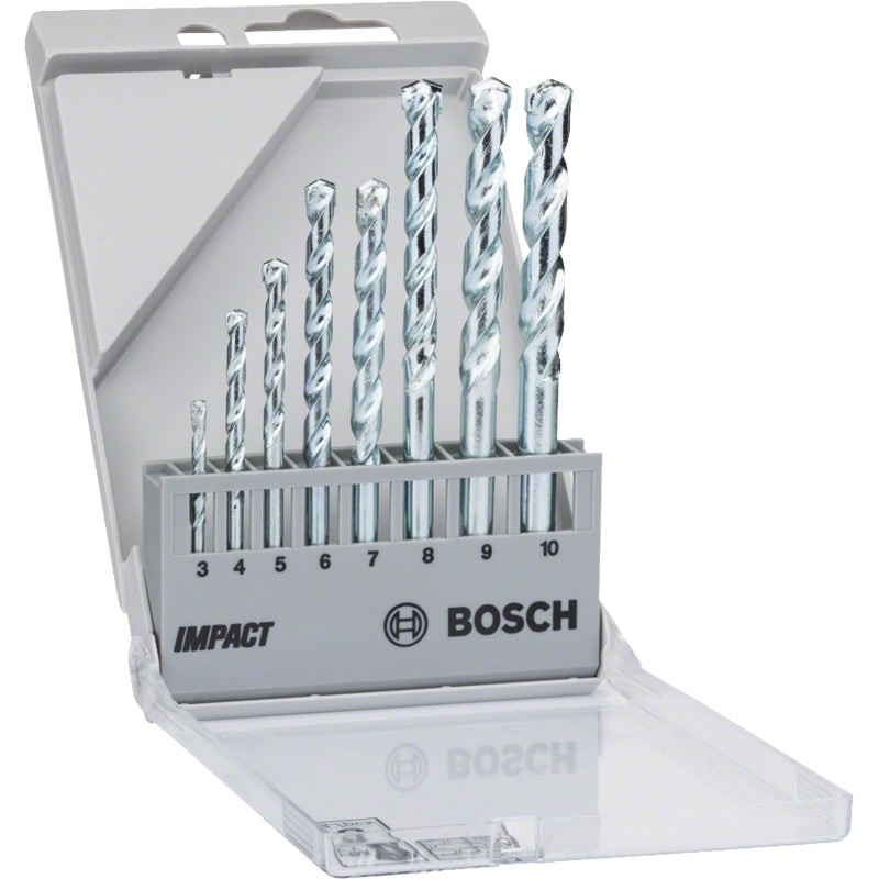 Bosch 8Pc CYL-1 Masonry Drill Bit Set 3/4/5/6/7/8/9/10mm | 2608590091