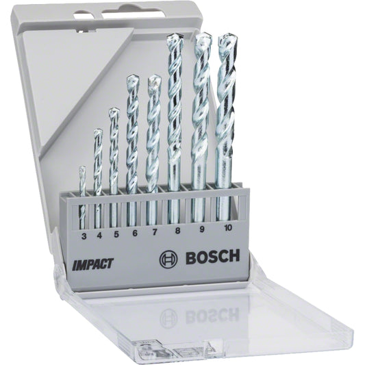Bosch 8Pc CYL-1 Masonry Drill Bit Set 3/4/5/6/7/8/9/10mm | 2608590091