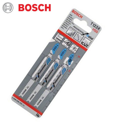 3 Piece Jigsaw Blade Set T 123 XF