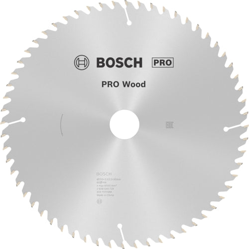 Bosch PRO Wood Circular Saw Blade, Ø250MM X B30MM X 3.2MM - 60T | 2608640729