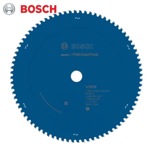 Bosch - C/Saw Blade Expert For Stainless Steel Ø305MM X K2.5MM X B25.4MM X 80T | 2608644284