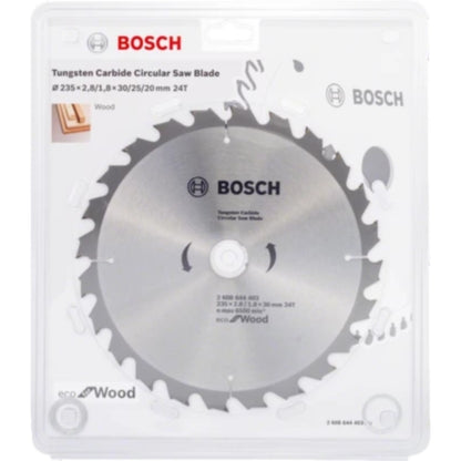 Bosch - C/Saw Blade Eco For Wood Ø235MM X K2.8MM X B30MM X 24T | 2608644403
