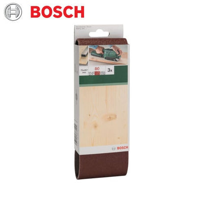 SANDING BELTS 75X457MM 80G (3)