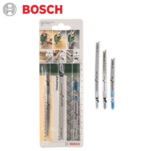 3 Piece Jigsaw Blade Set Progressor T-shank