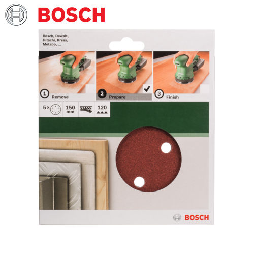 120GR 150MM ROUND SANDPAPER (5)