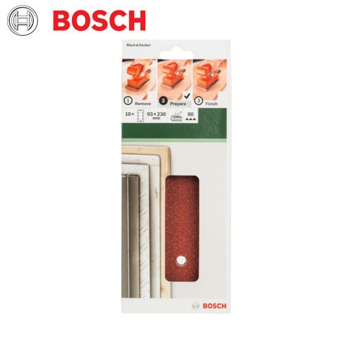 80G 93X230MM S/P 8HOLES AEG/BD (10)