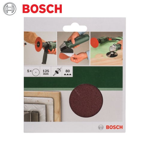 125MM SANDING DISC - 80G (5)