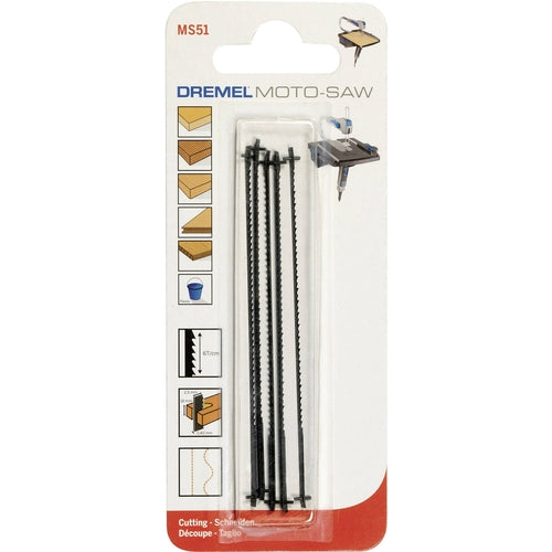 Dremel - 5Pc Moto-Saw General Purpose Wood Cutting Saw Blade (MS51) | 2615MS51JA