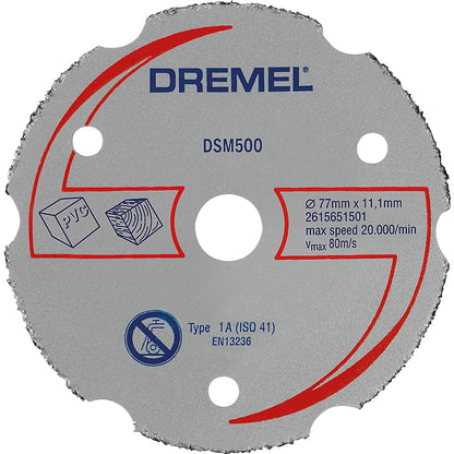 Dremel 1Pc DSM20 Multipurpose Carbide Cutting Wheel (DSM500) | 2615S500JB