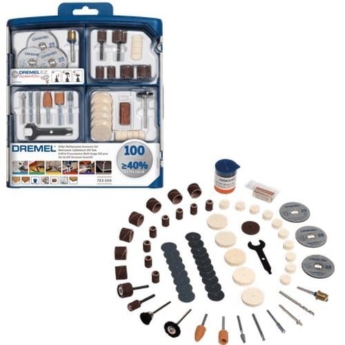 Dremel - 100Pc Multipurpose Accessory Set (723) | 2615S723JA